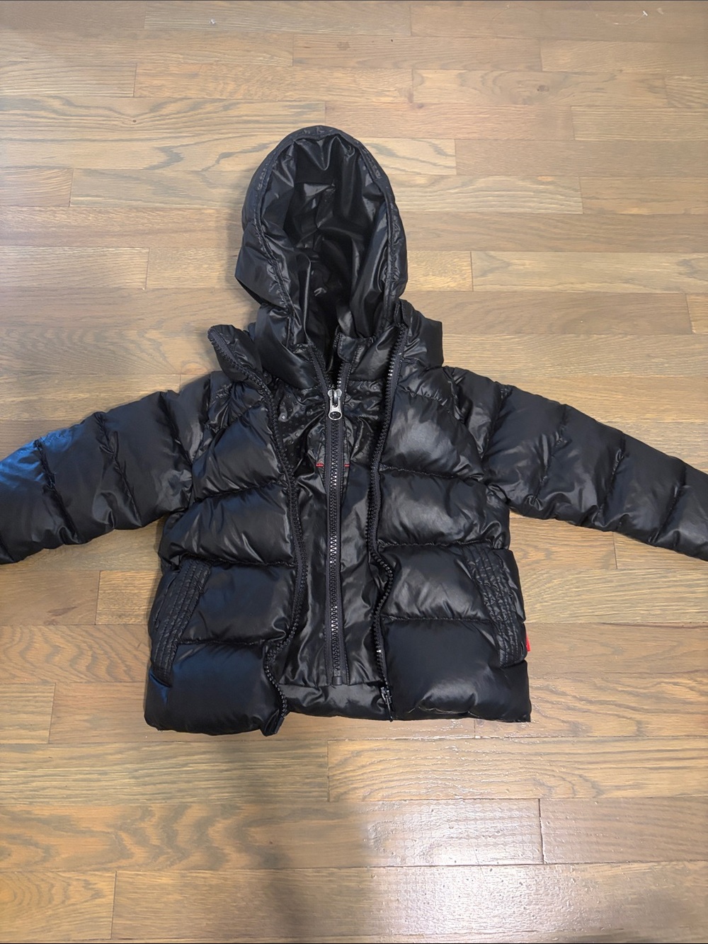 Onekid 4 Road Coat- black / black EUC - Picture 3 of 5